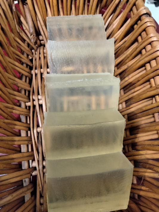 Crystal clear soap w/orange essential oil